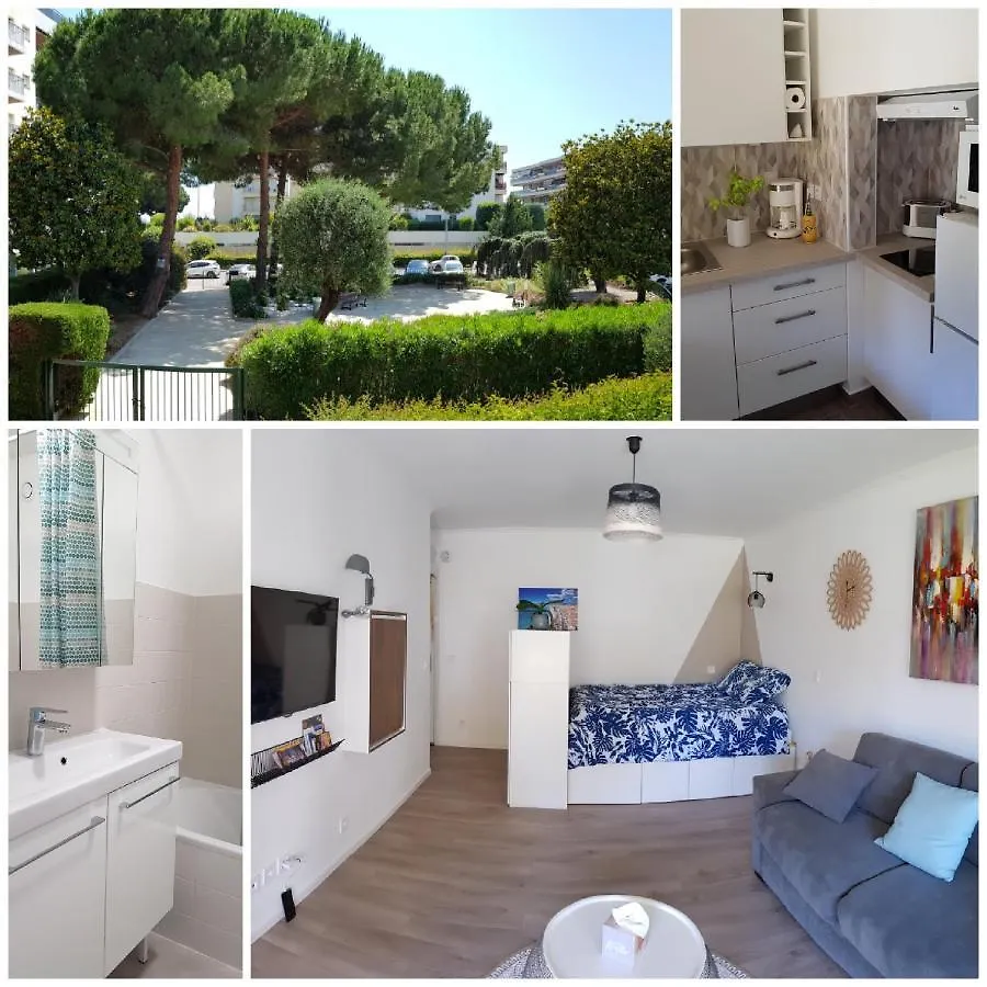 Studio Neuf Et Equipe, Plages Et Restaurants A Deux Pas ! Apartment Saint-Laurent-du-Var